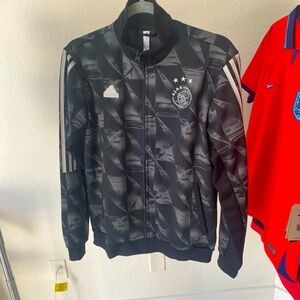 Adidas Ajax Performance Track Zip Jacket. Size Small and Medium.